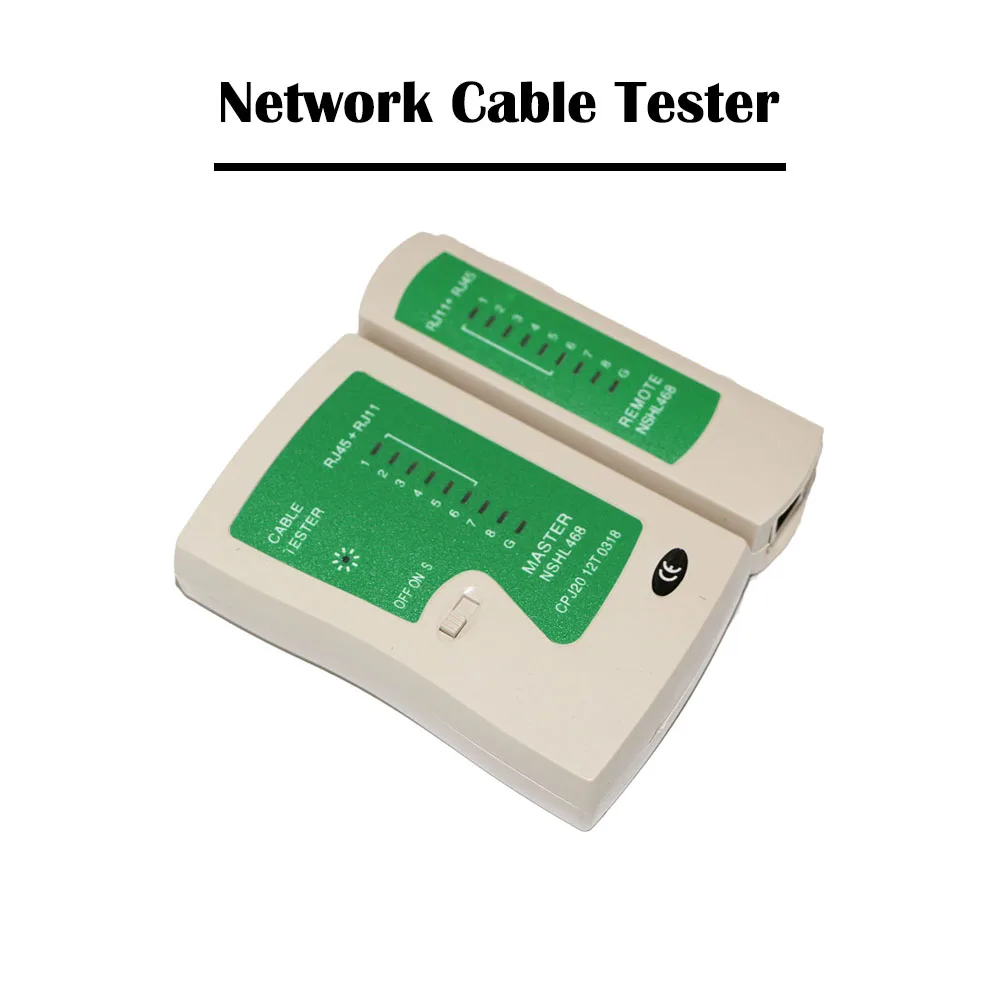 Сетевой Кабельный тестер RJ 11 RJ12 RJ45 порт Cat5 Cat6 Lan провод детектор телефонной линии