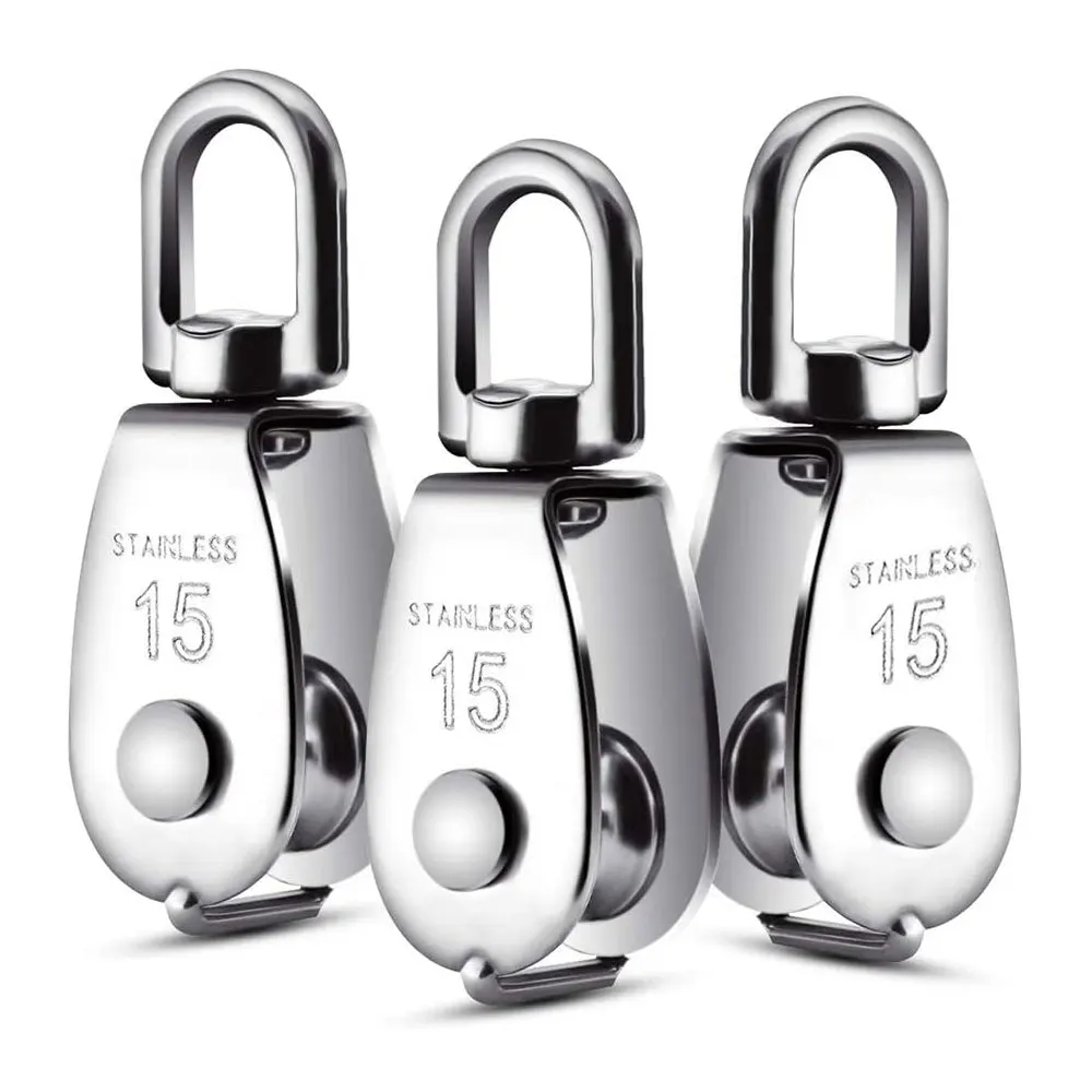 Трос из нержавеющей стали подъемный Блок-шкив для крана M15 трос с одним шкивом