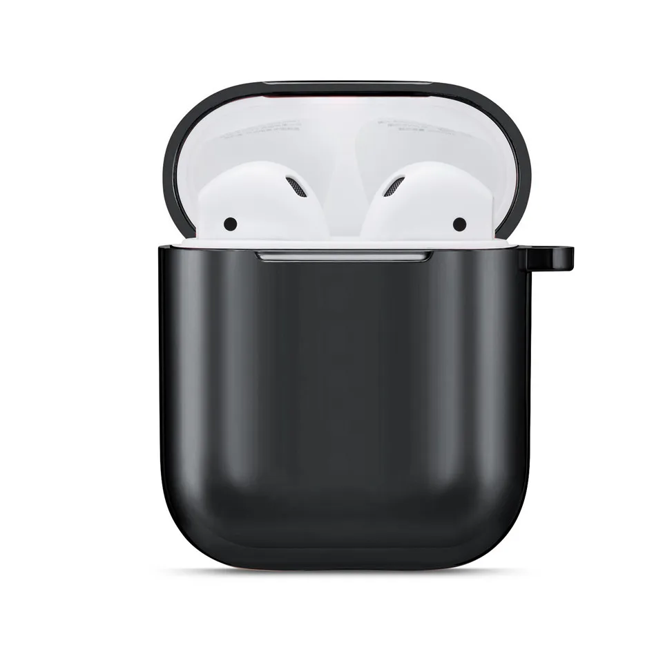 Гальванический защитный чехол для Airpods Жесткий Корпус для наушников оболочка для Apple Airpods 1 2 гальванический защитный чехол