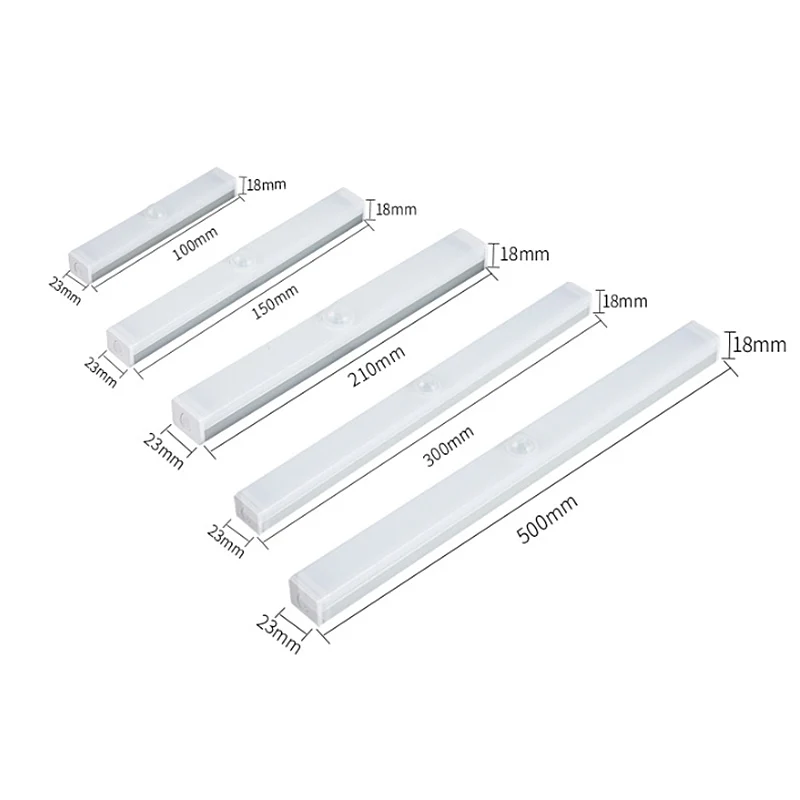 Ночник с датчиком движения 10/50 см светильник светодиодный для шкафа Индукционная