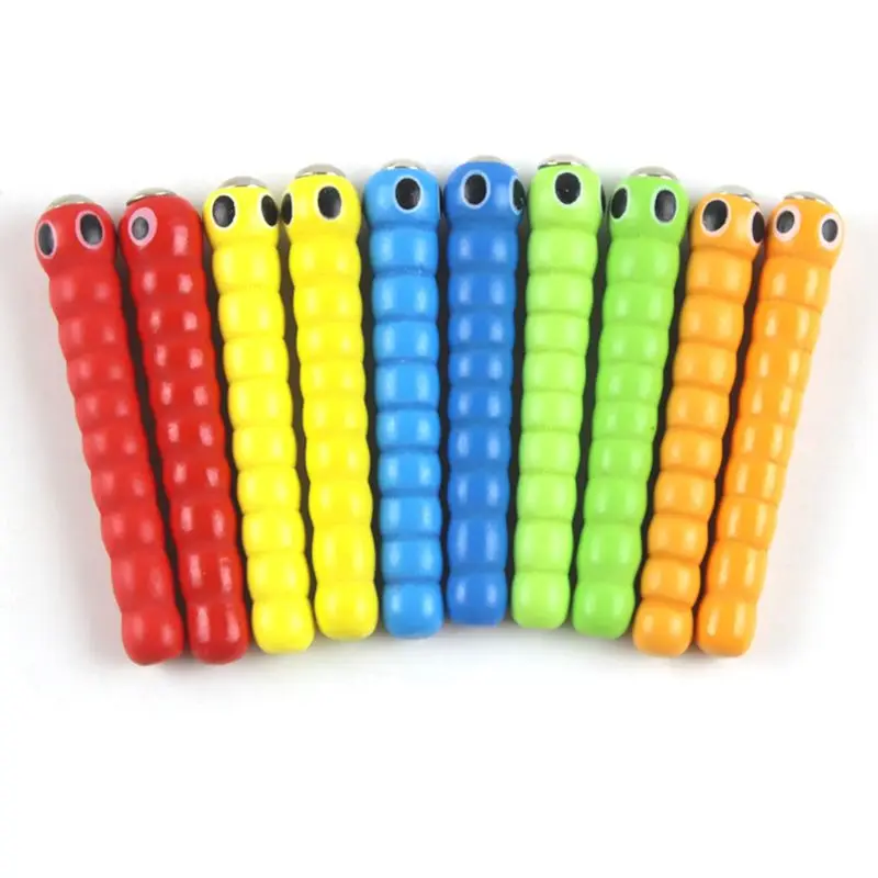 1 волшебная палочка + 5 червей для поймать червь игра клубники детская игрушка