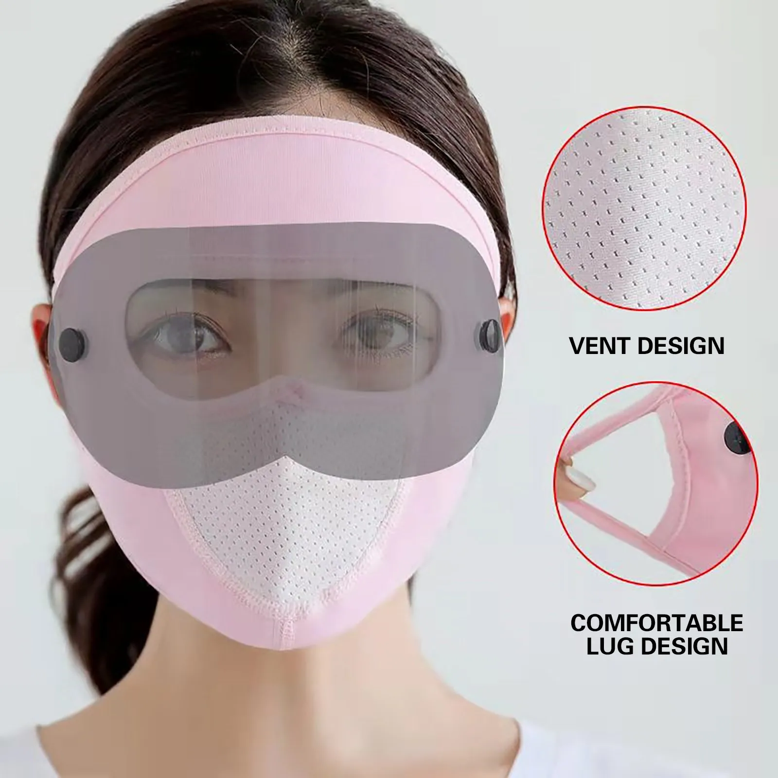 Kitchen Onion Goggles Oil-splash Masks Full Face Ice Silk Mask Adult Stretchy Eye Protection Dust-proof Breathable Washable | Дом и сад