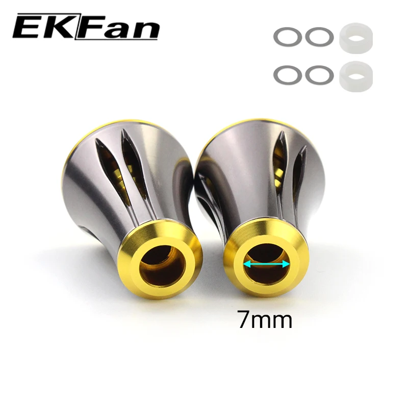 EKFan 2 Stück/Set Angelrollen-Griffknöpfe für D/S Angelgriff-Zubehör Reparaturteile – Detail 3