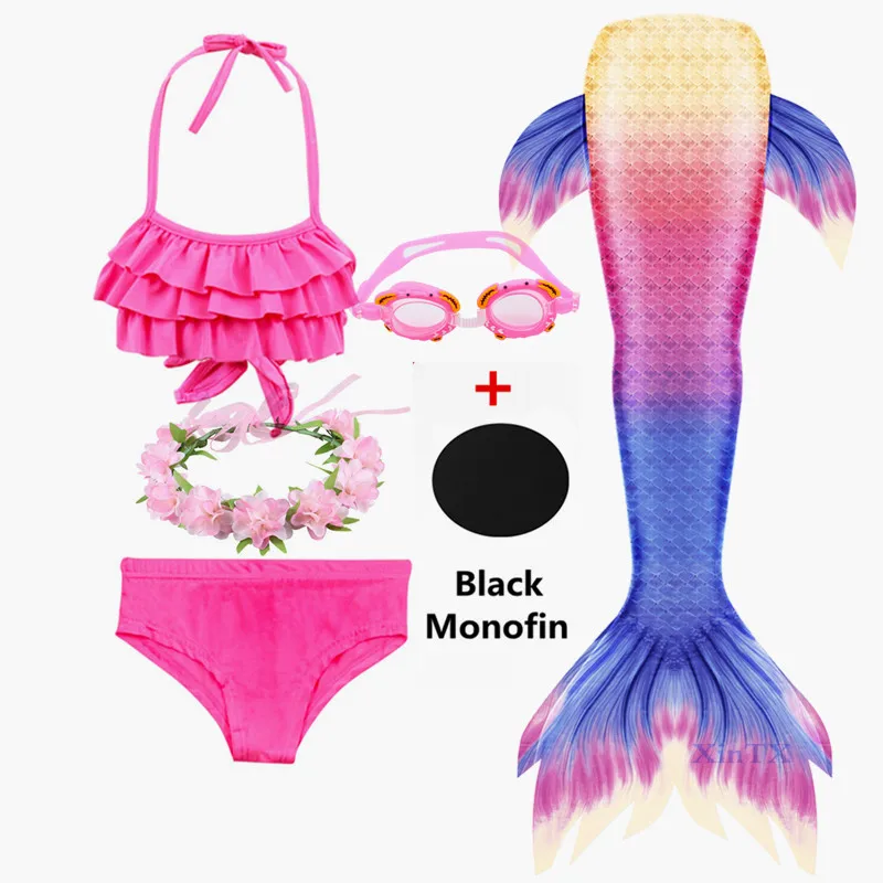 Лидер продаж детская одежда для девочек Купальники бикини Русалка с можете
