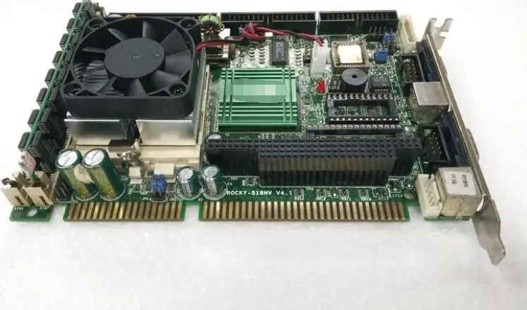 100% OK оригинальная плата IPC ROCKY-518HV V4.1 ISA слот Промышленная материнская половинного