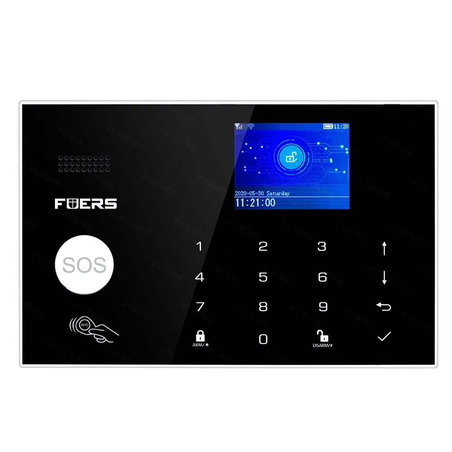 FUERS Alarm Системы WI-FI 4G GMS Tuya Smart домашний комплект для беспроводной сигнализации 433zhm