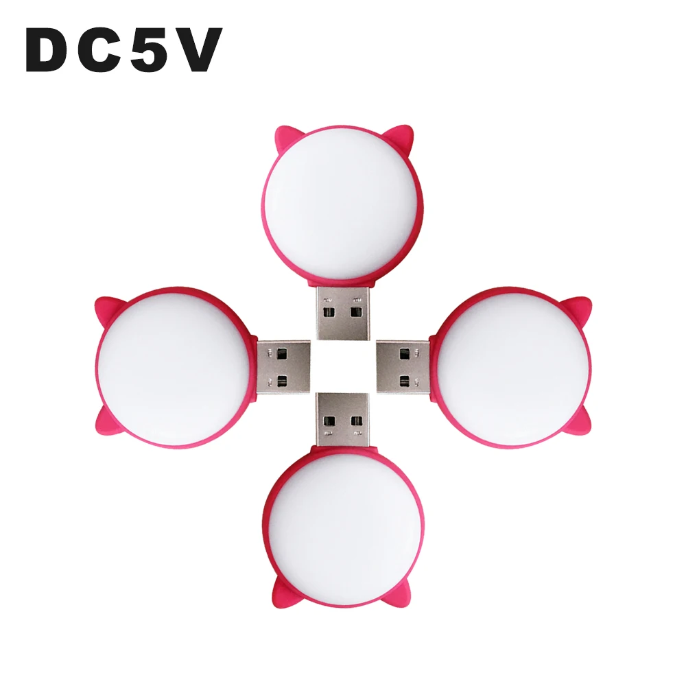 Портативная светодиодная мини лампа для чтения с USB разъемом 5 в пост.