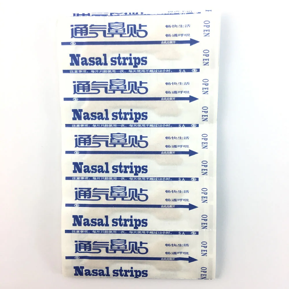 

100/50 Pcs Breathe Right Better Nasal Strips Right Way To Stop Snoring Anti Snoring Strips Easier Better Breathe Health Care