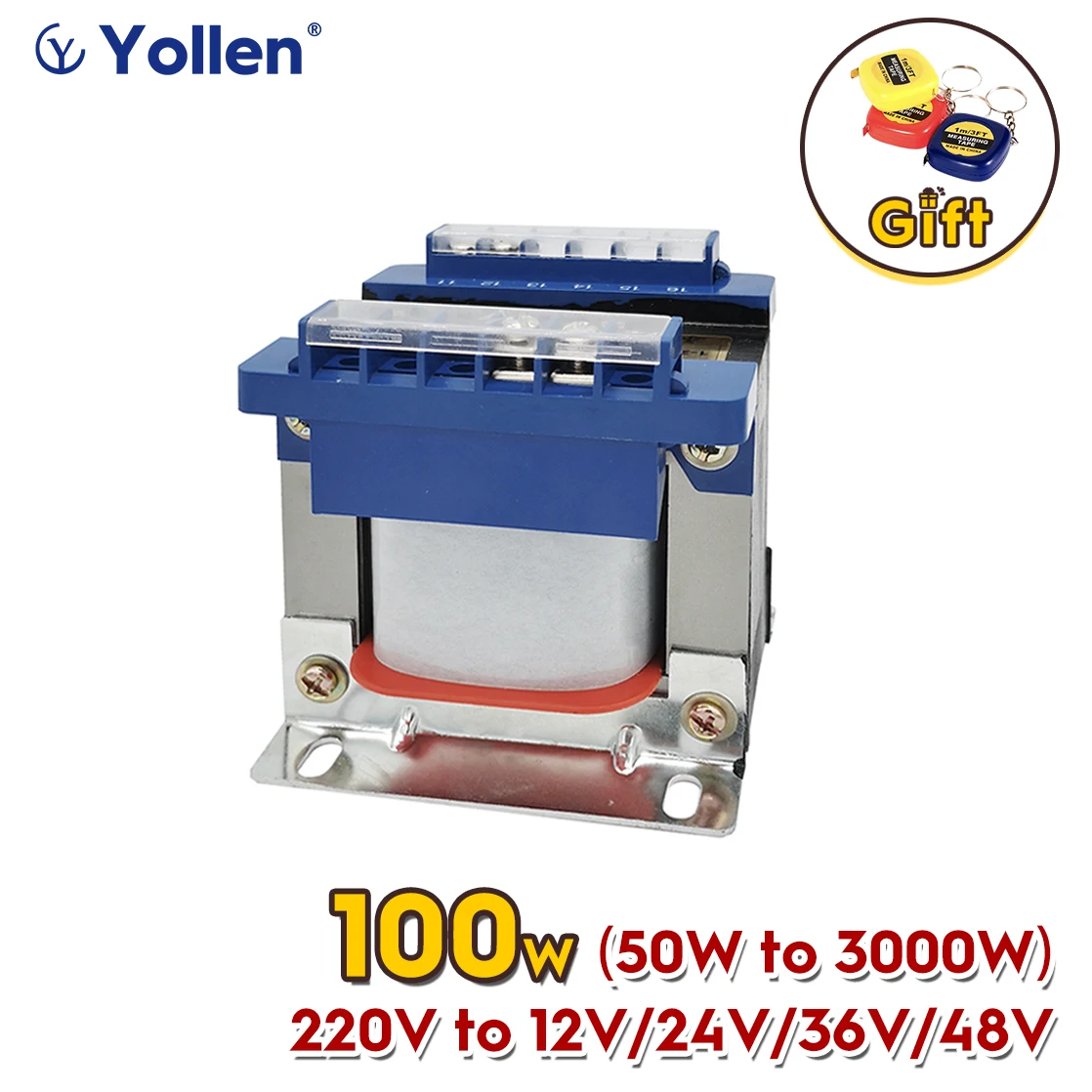 BK серии 100W Управление трансформатор 100VA изоляции 220V 12V/24V/36V/48V Мощность Напряжение