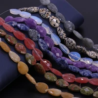 11pcs natural stone beads section bead balmatinamethystunakitelapis lazuli for jewelry making diy necklace bracelet accessory