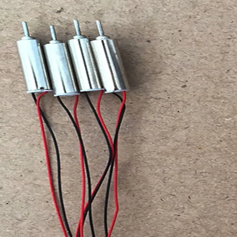 1PCS Long Wrie Micro Mini 412 Coreless Motor 4*12MM DC 1.5V-4.5V 3V 3.7V 60000RPM Ultra-high Speed RC Drone Quadcopter Model |