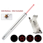 Забавные игрушки для кошек, мини-вспысветильник, лазерная светодиодная ручсветильник светящиеся указки для кошек, быстрая доставка