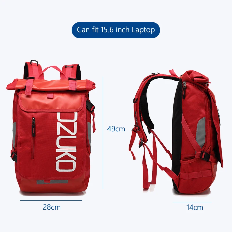 

New 15.6-inch Men's laptop backpack Women's Oxford Letter Pattern Teenage Leisure Student Waterproof Travel School Bag Mochila