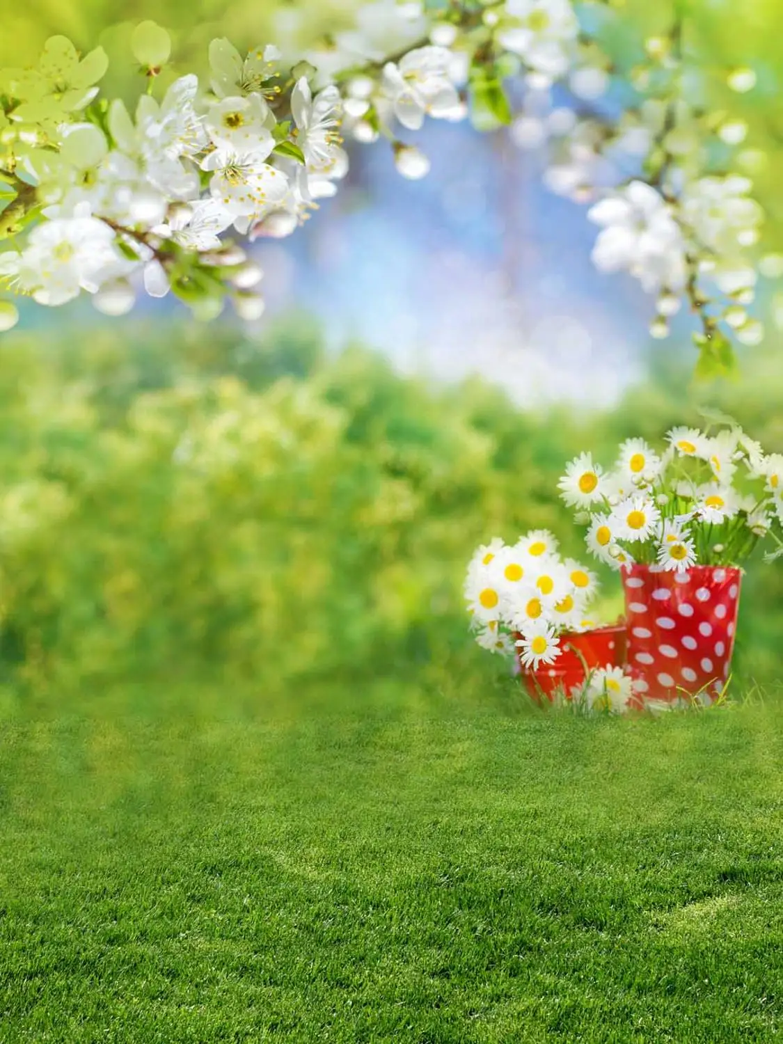 

Spring photo backgrounds vinyl fotografia grassland picnic photography backdrops for photo studio video props photocall S-1791