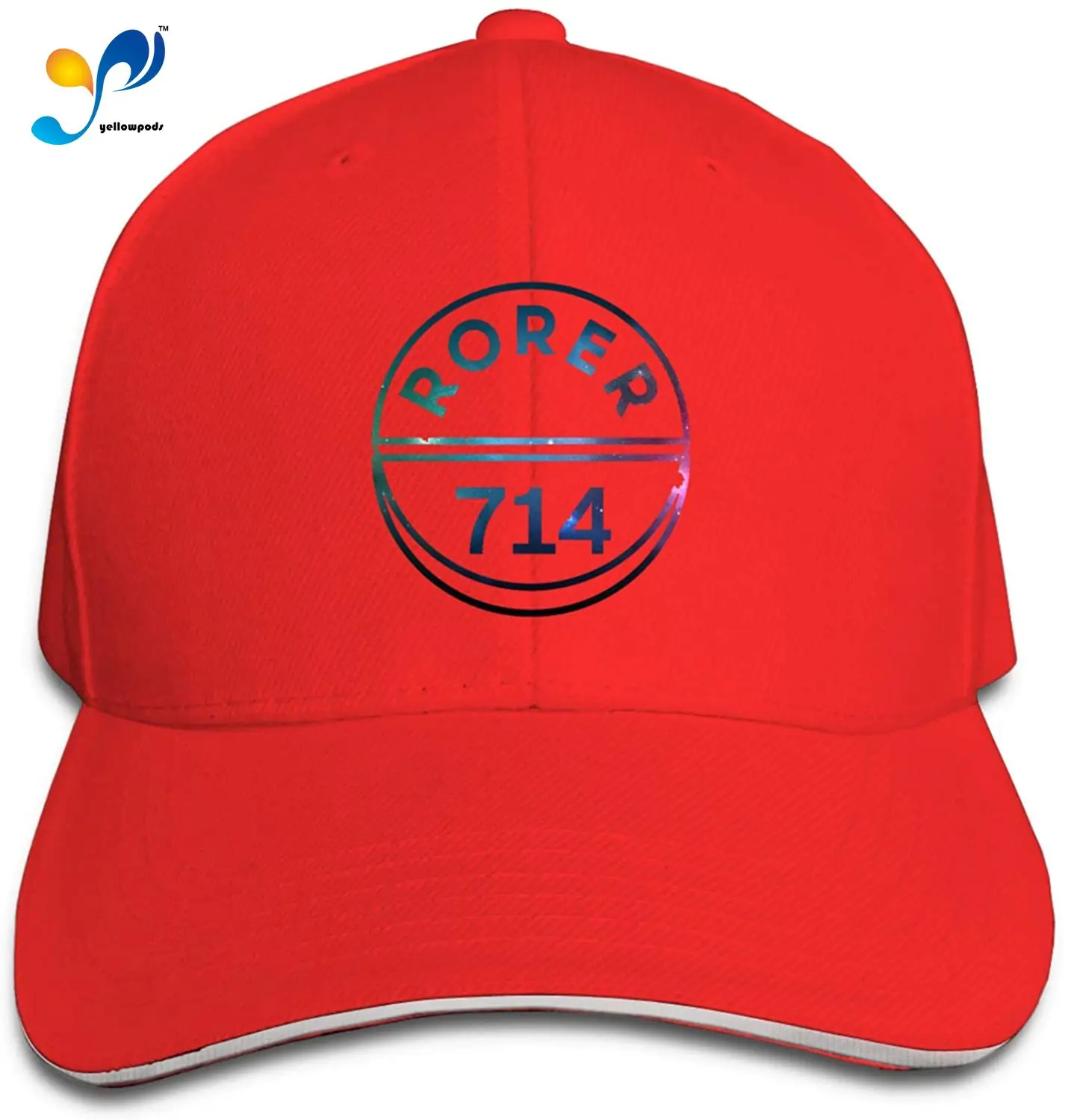 

Unisex Rorer 714 Baseball Cap Adjustable Peaked Sandwich Cap Trucker Dad Hats