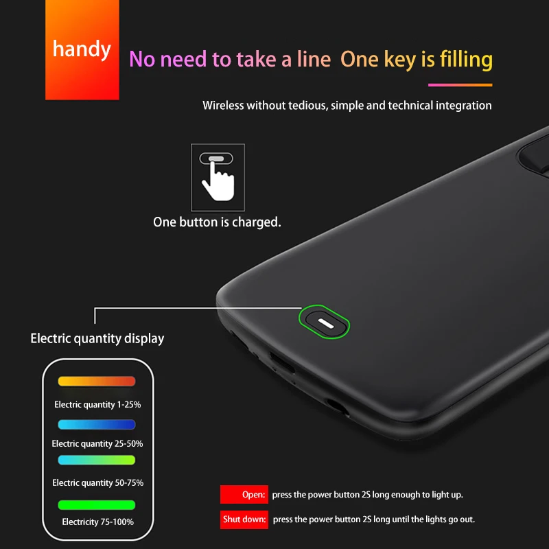 4700/5200mA Battery Case For Samsung Galaxy S9 Plus Portable External Power Bank Charger S 9 plus Cover | Мобильные телефоны и