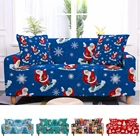 Эластичный чехол для дивана в гостиную, рождественские Чехлы, эластичный секционный L-образный чехол для дивана на 3 места, чехол для дивана