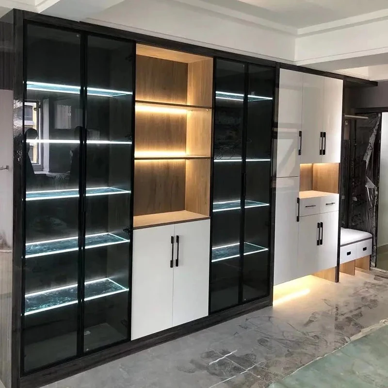 Светодиодный слой для шкафа стеклянная полка алюминиевая лента с зажимом 8-9 5 мм |