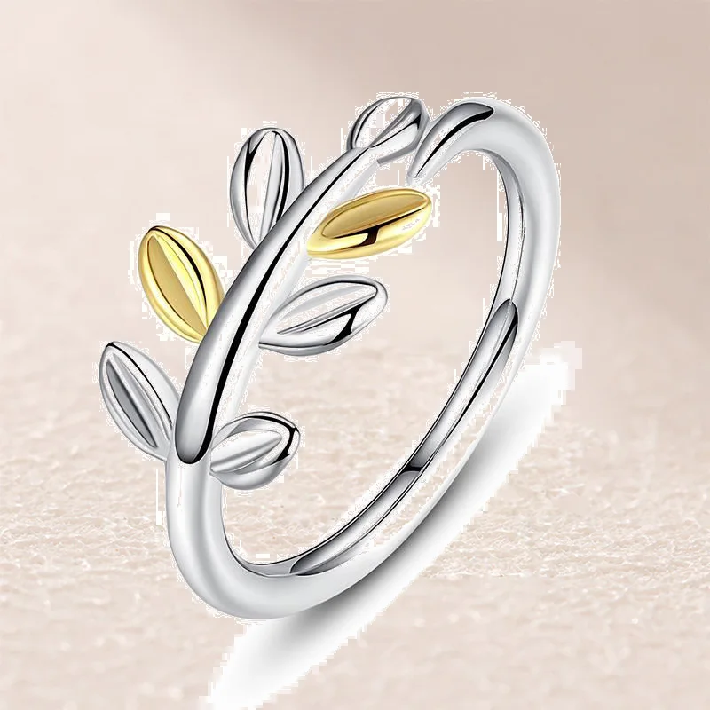 

190920 Laurel Leaves Ring