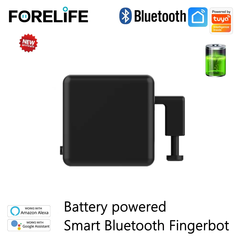 

Bluetooth Smart Fingerbot Robot Switch Bot Button Pusher Tuya Smart Life Mechanical Arms Remote Control for Alexa Google Home