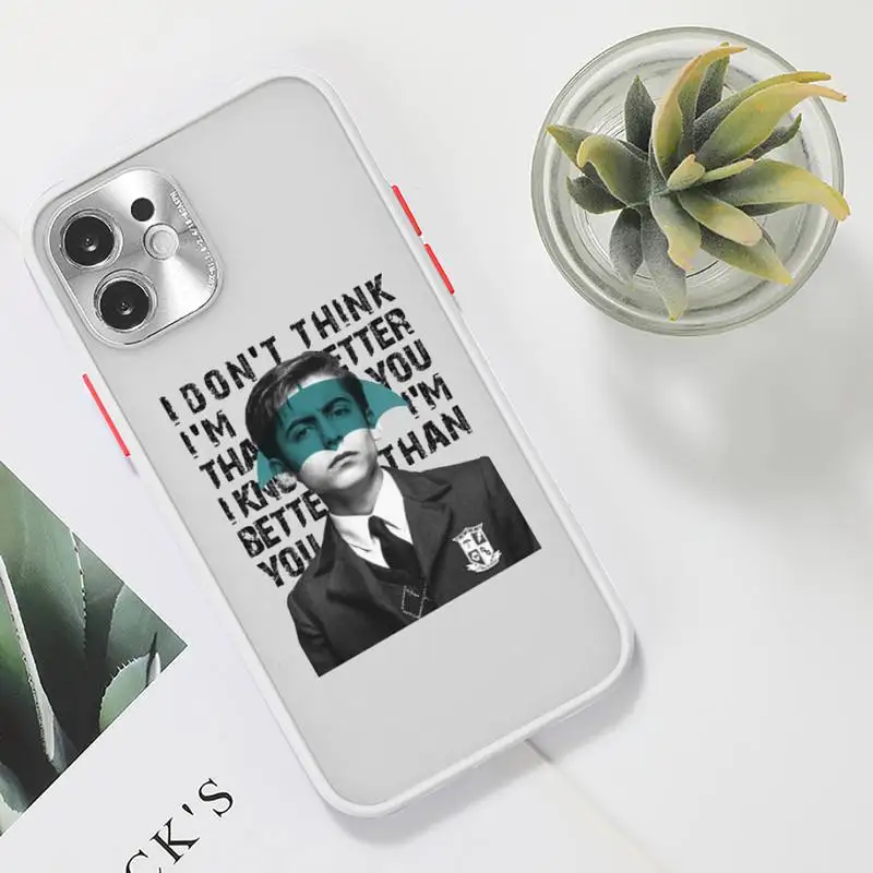 

Fundas Umbrella Academy Phone Case For iPhone 12 11 Mini Pro XR XS Max 7 8 Plus X Matte transparent White Cover