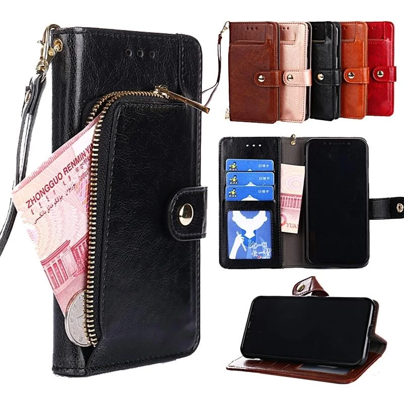 

Leather Flip Wallet Case For Motorola MOTO E7 E6 E5 E4 C G4 G5 G5S G6 G7 G8 Power lite Play G 5G Plus G Stylus E E6S 2020 Cover