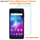 Прозрачная глянцеваяАнтибликовая матовая защитная пленка для экрана ZTE Blade A5 (2019) 5,45 дюйма (не закаленное стекло)