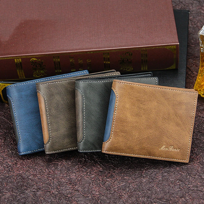 Женский черный/синий/коричневый/кофейный Держатель для визиток кошелек мужской