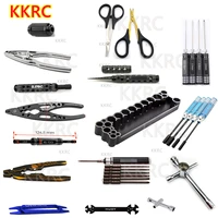 rc car tool kit tools stand screw driver rack shock clamp cross wrench hole opener screwdriver holder storage tray trx4 scx10