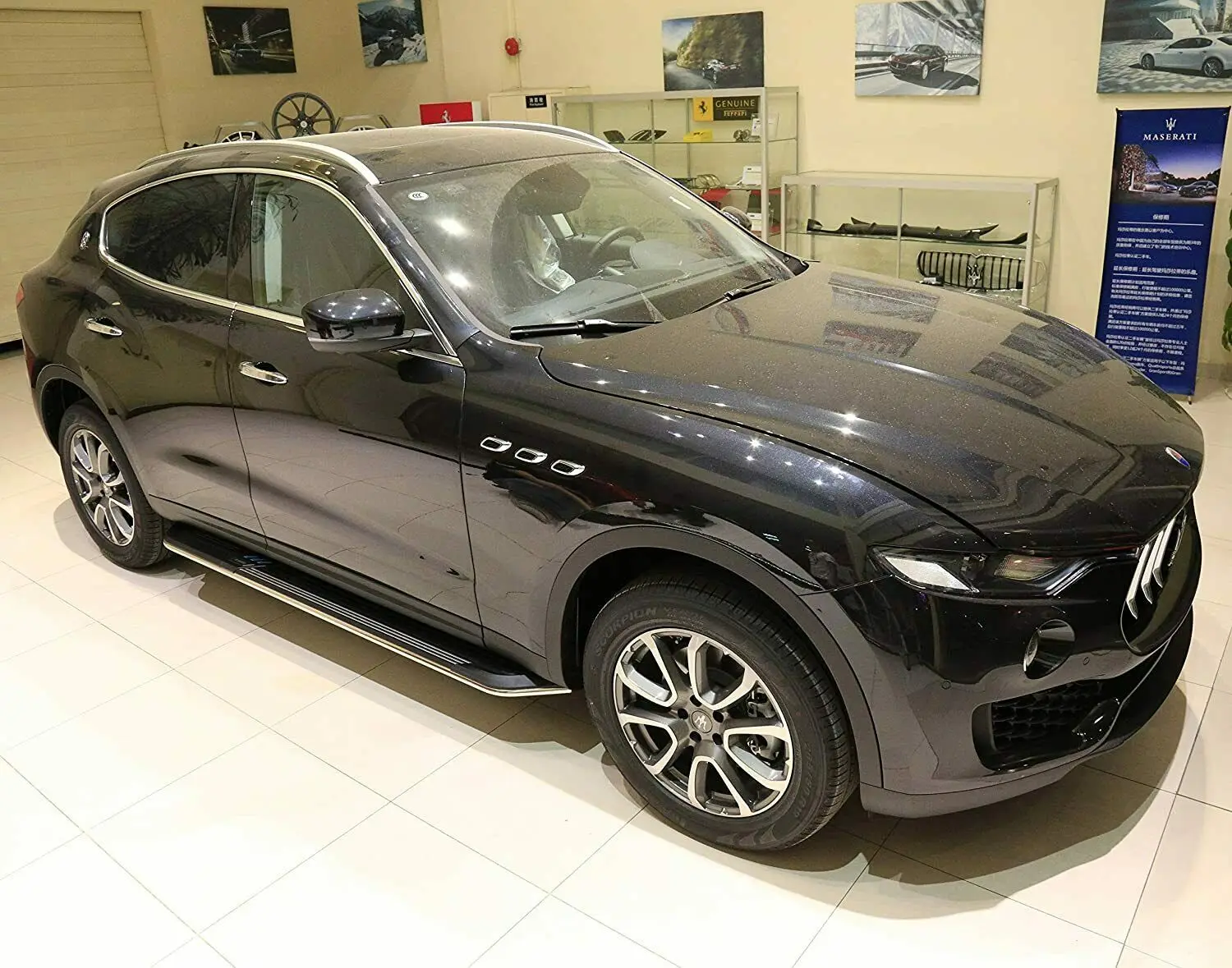 Подходят для Maserati-levante 2016 ~ 2021 2 шт. левая и правая подножки боковые ступени балка