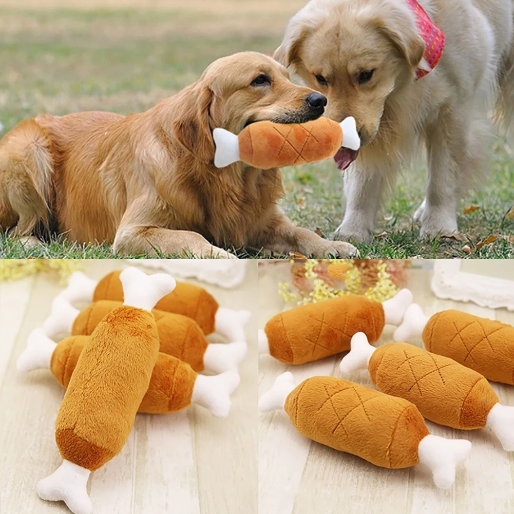 Курица нога винная бутылка собака вокальный игрушка pet укуса стойкая Тедди ВИП Би