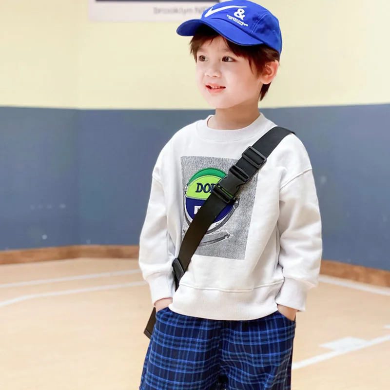 

Детский хлопковый свитшот с длинным рукавом, на возраст 2-8 лет