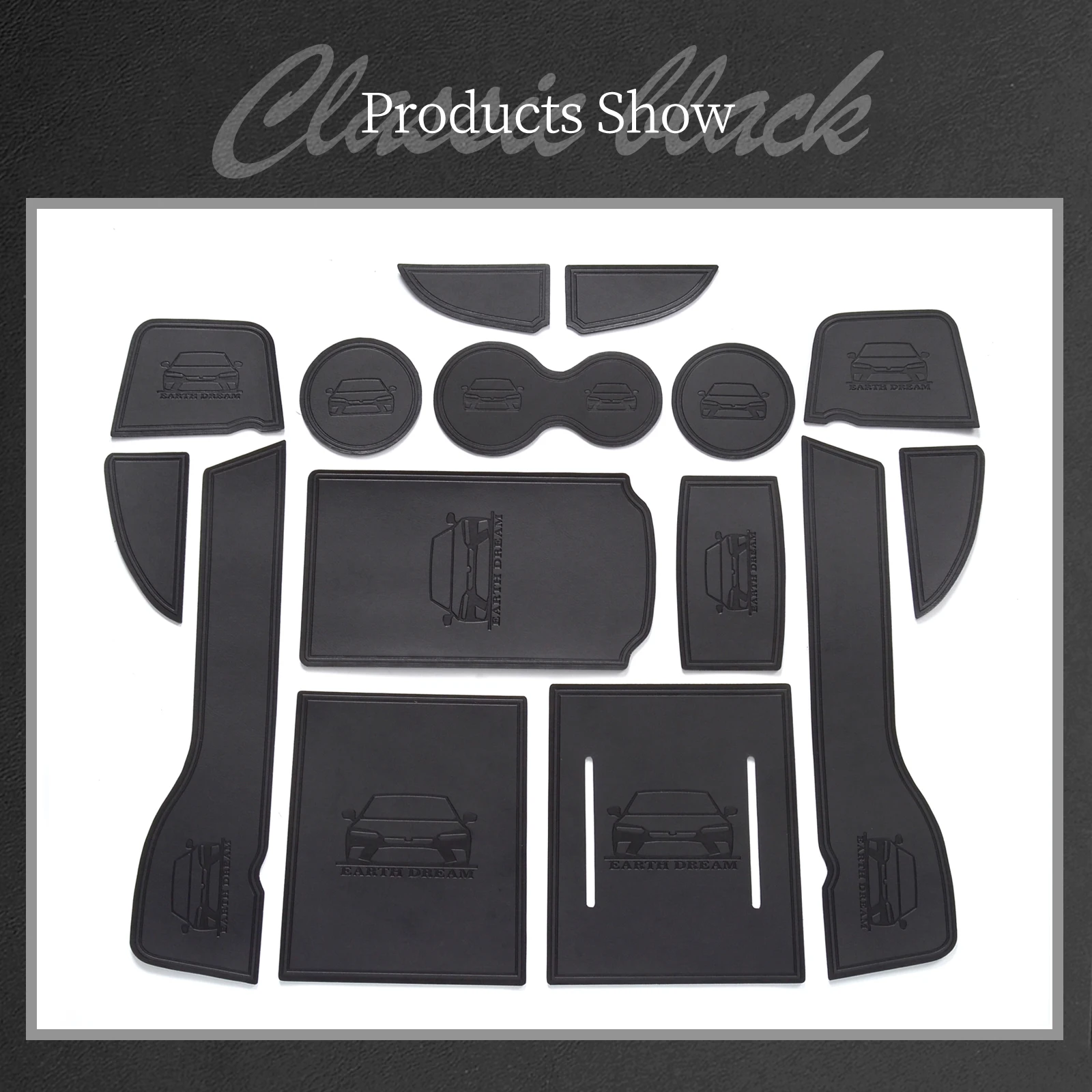 

Smabee Cortex Cup Holder Door Decoration Mat Fit For for Honda Civic 2022 11 Leather Slot protect Pad Interior Accessories