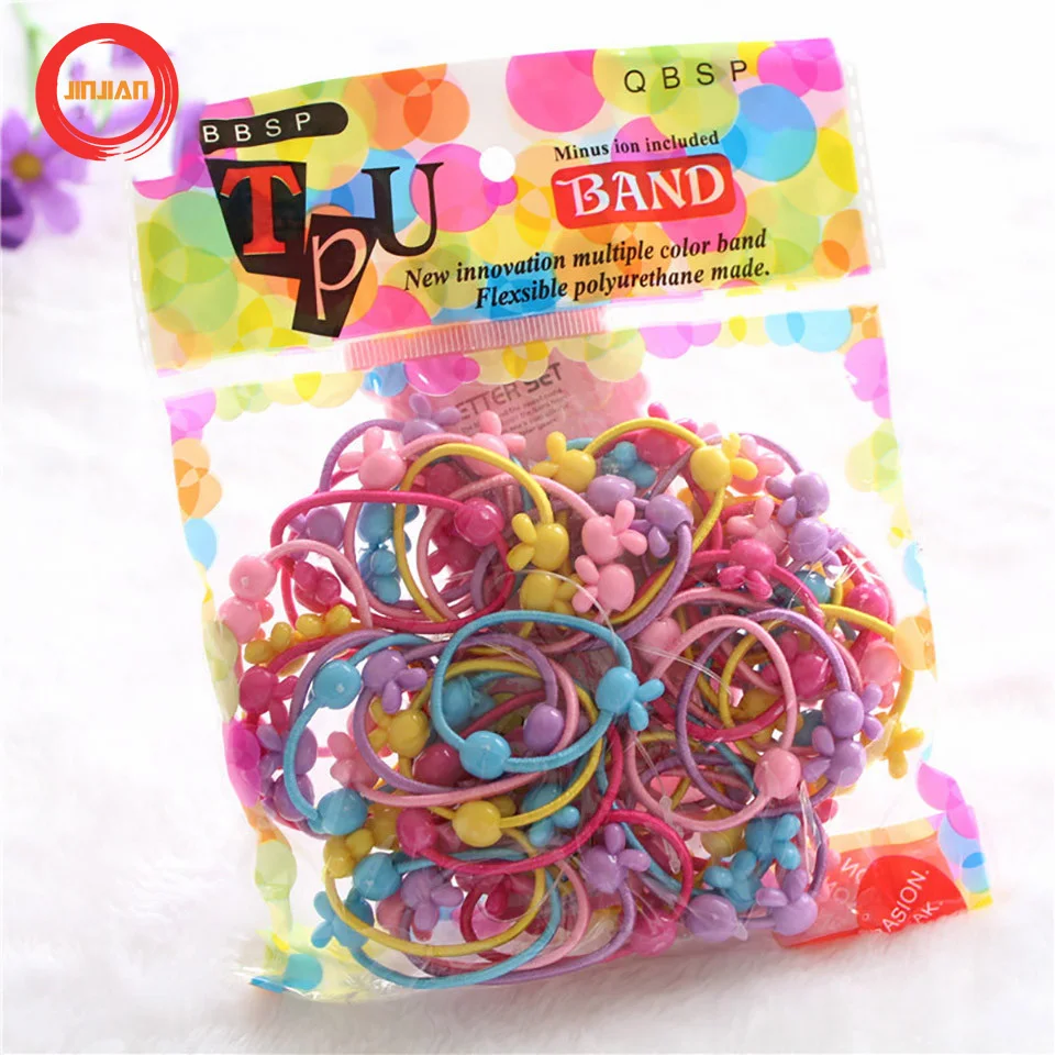 50 шт./упак. ежедневные поставки маленькая девочка голова Веревка детское кольцо