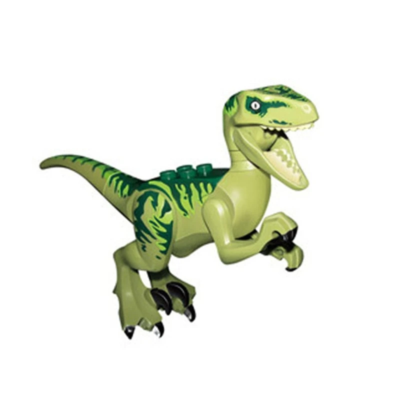 

40JC Pack of 8Pieces Dinosaur Montessori Block Interactive Educational Toy Small Particle Block Sensory Stacking Block