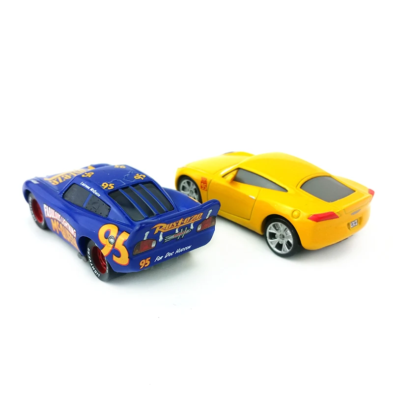 Disney Pixar Cars 3 сказочная молния Mcqueen & Cruz Ramirez 1:55 литье под давлением мета модель