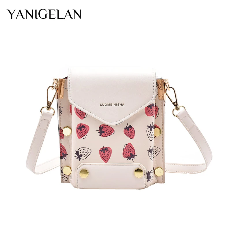 

Fashion Design Trendy PU Leather Crossbody Shoulder Bags For Women 2021 New Summer Small Cute Handbags And Purses Bolsa Feminina