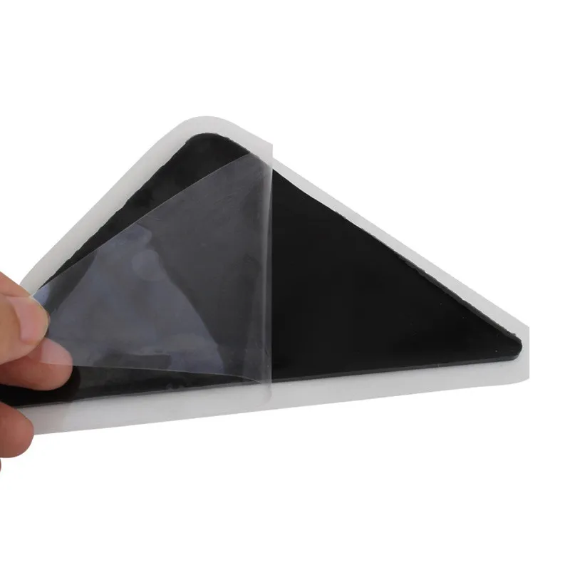 4 шт./компл. Многоразовые моющиеся захваты для ковриков Нескользящие силиконовые