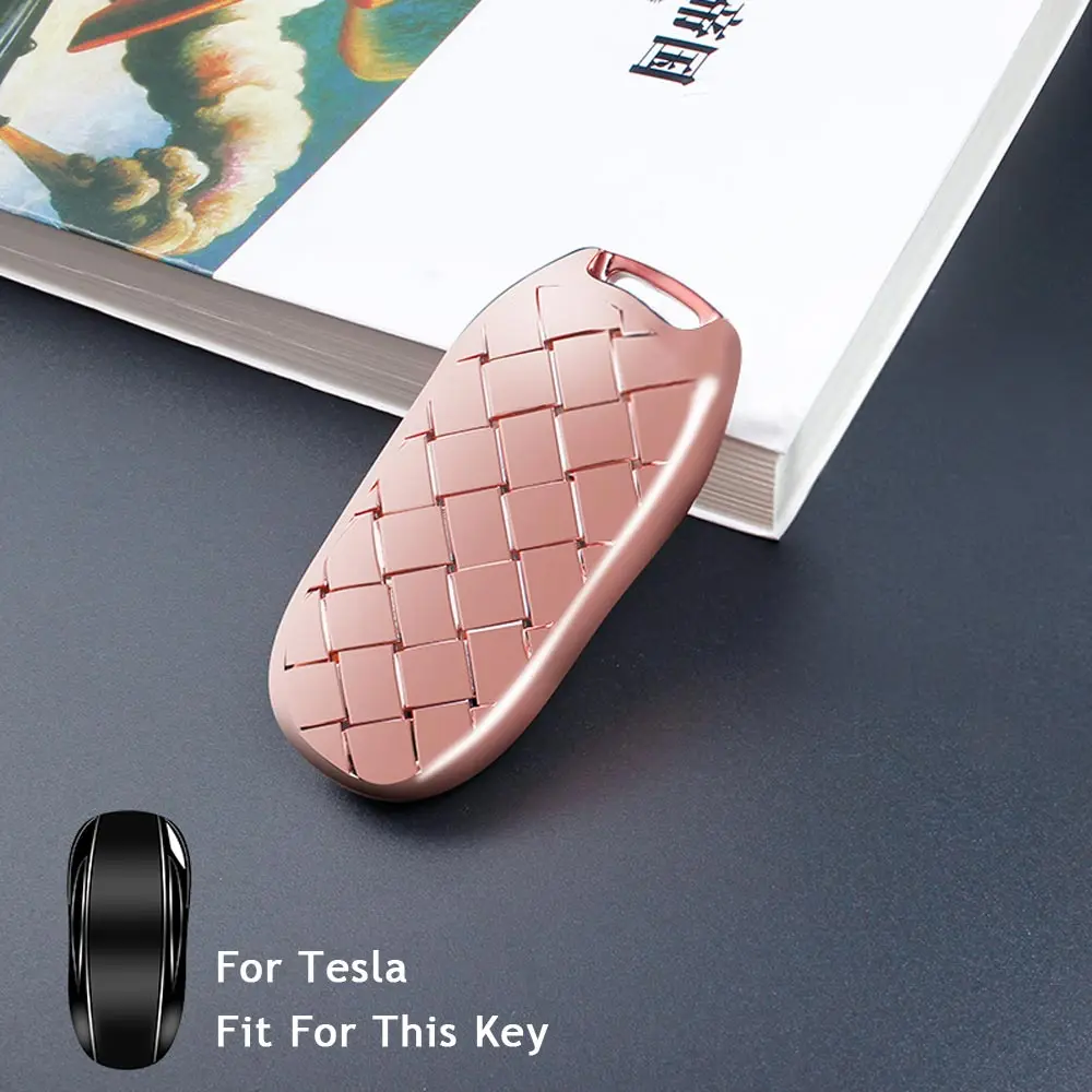 Option 3 Автомобильный чехол для ключей fob TPU для Tesla модель X Автомобильный пульт дистанционного ключа 3 кнопки умный авто украшение автомобиля Стайлинг оболочки аксессуары - Название цвета: Option 3