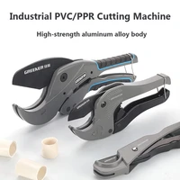 64mm pipe cutter pvc ppr pu pe pipe scissors aluminum alloy body ratchet scissors pipe scissors hose cutting hand tools