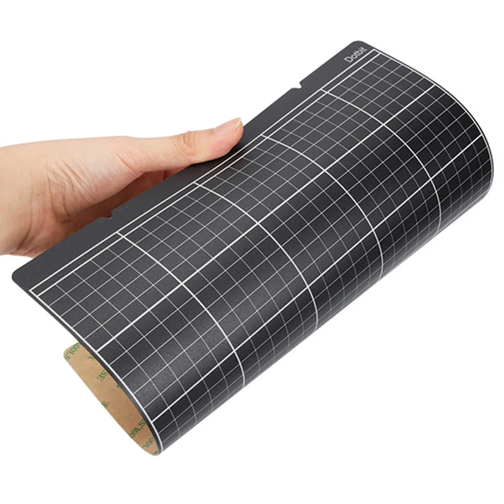 

3D Printer Sticker 253.8*241mm Hot Bed Platform Black Plaid Sticker for Prusa i3 MK52 3D Printer Accessories