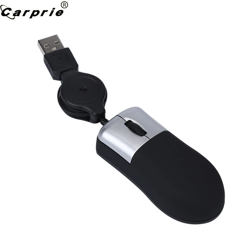Портативная Выдвижная USB-мышь CARPRIE проводная мышь для ПК ноутбука 912 | Компьютеры и