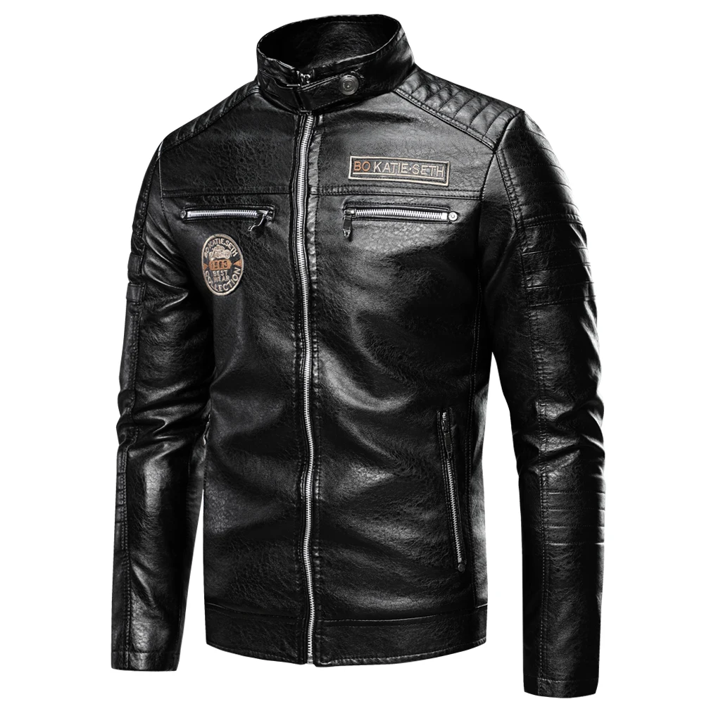 

2021 Autumn and Winter New Men's Jackets, Leisure Locomotives, Distressed Leather Jackets, Retro Jackets, Faux Leather Jackets