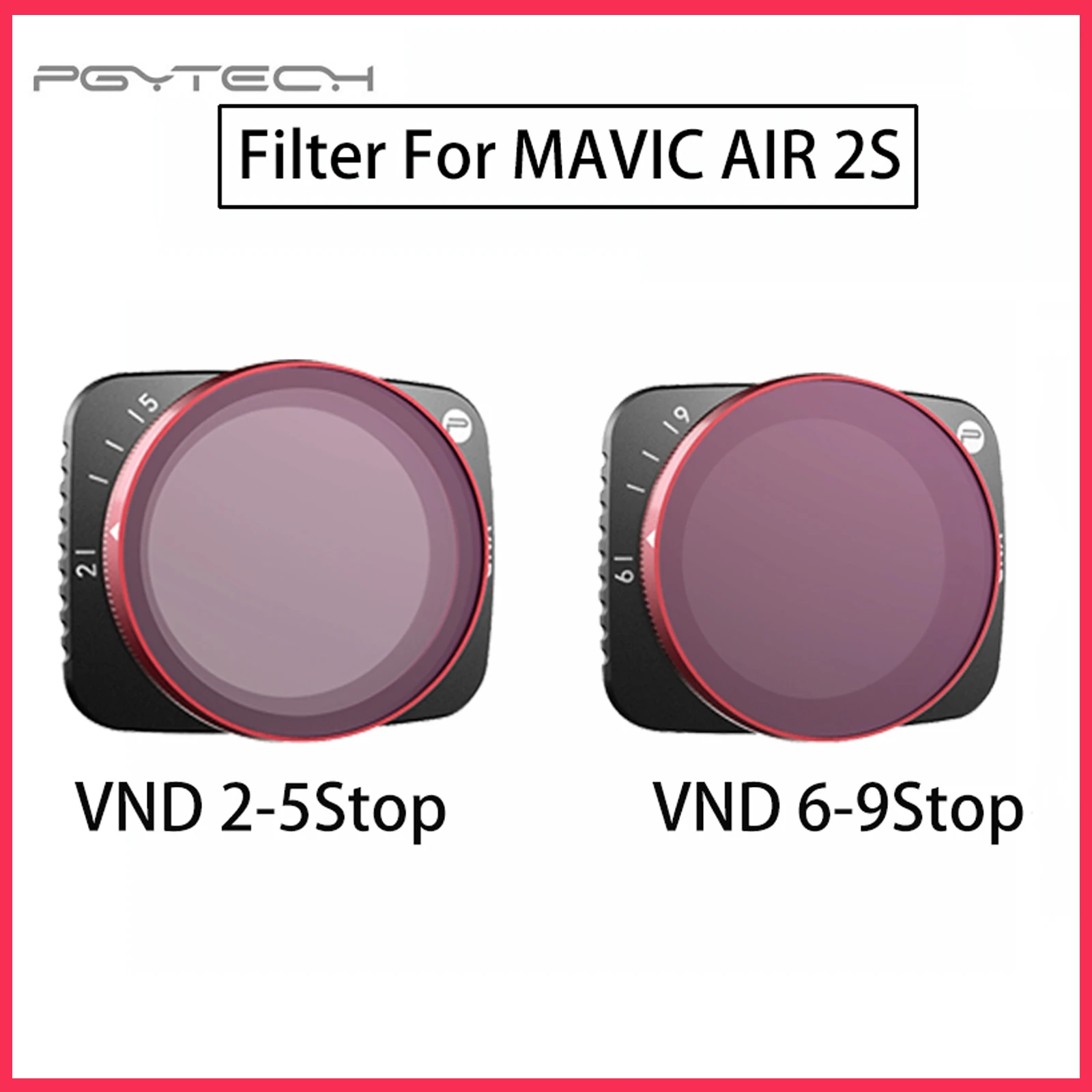 

Фильтр PGYTECH Mavic Air 2S VND 2-5 stops 6-9 stops для DJI Mavic Air 2S Аксессуары для дрона профессиональные фильтры для объектива камеры