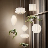 chinese style silk led pendant lights lighting art deco pendant lamp dining living room bedroom kitchen restaurant hanging lamp