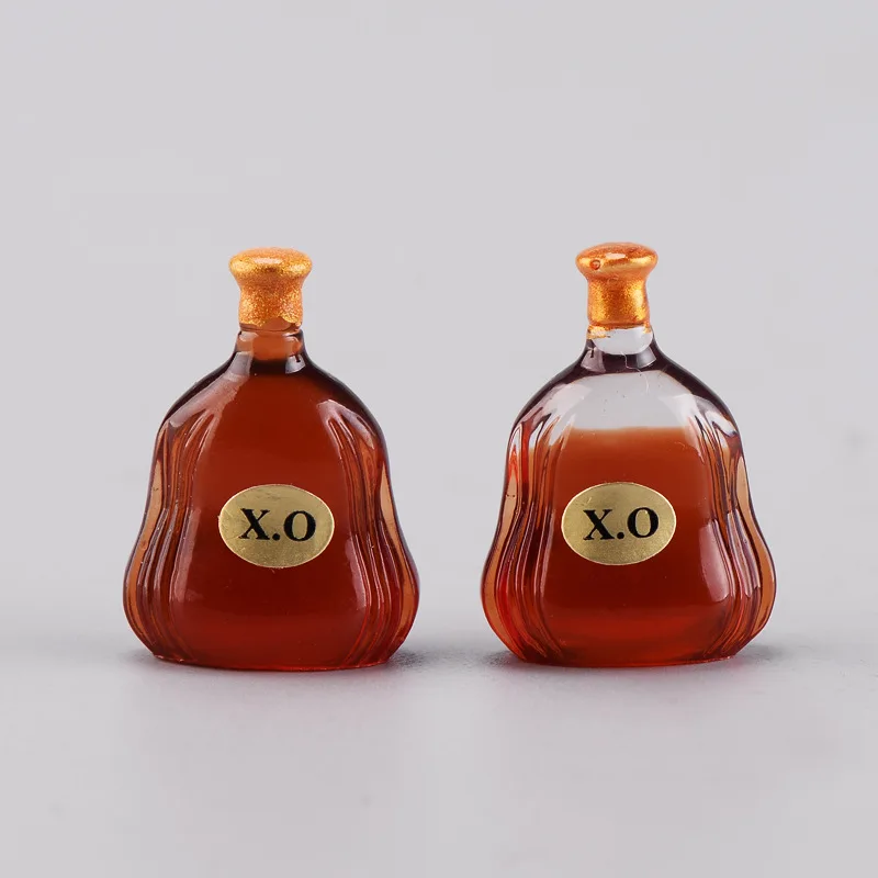 XO 2 шт пиво кофе XO миниатюры супер мини кофе мороженое пиво DIY статуэтки для террариума Феи сад Миниатюрный Кукольный дом Барби - Цвет: XO