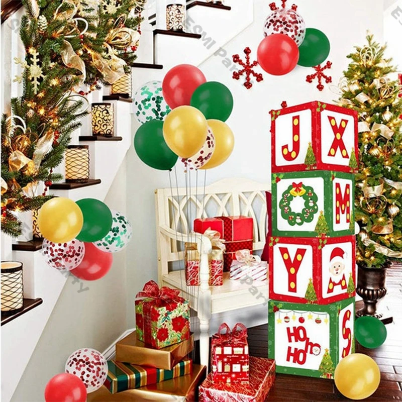 

40 шт., украшения для новогодних праздников, жемчужные золотые матовые красные темно-зеленые шарики, украшения для дома