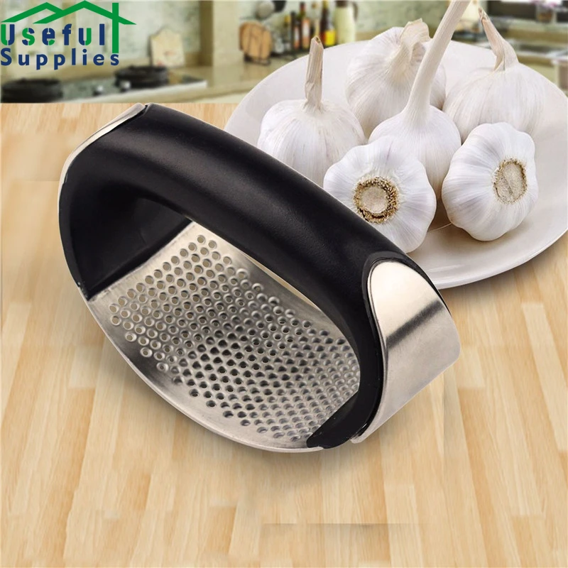 

Manual Garlic Grinder Stainless Steel Crusher Mini Fruit Press Garlic Squeezer Food Processing Kitchen Cooking Gadgets Tools