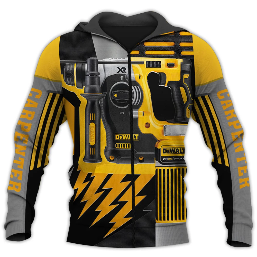 

Толстовка CLOOCL мужская с капюшоном и принтом бензопилы