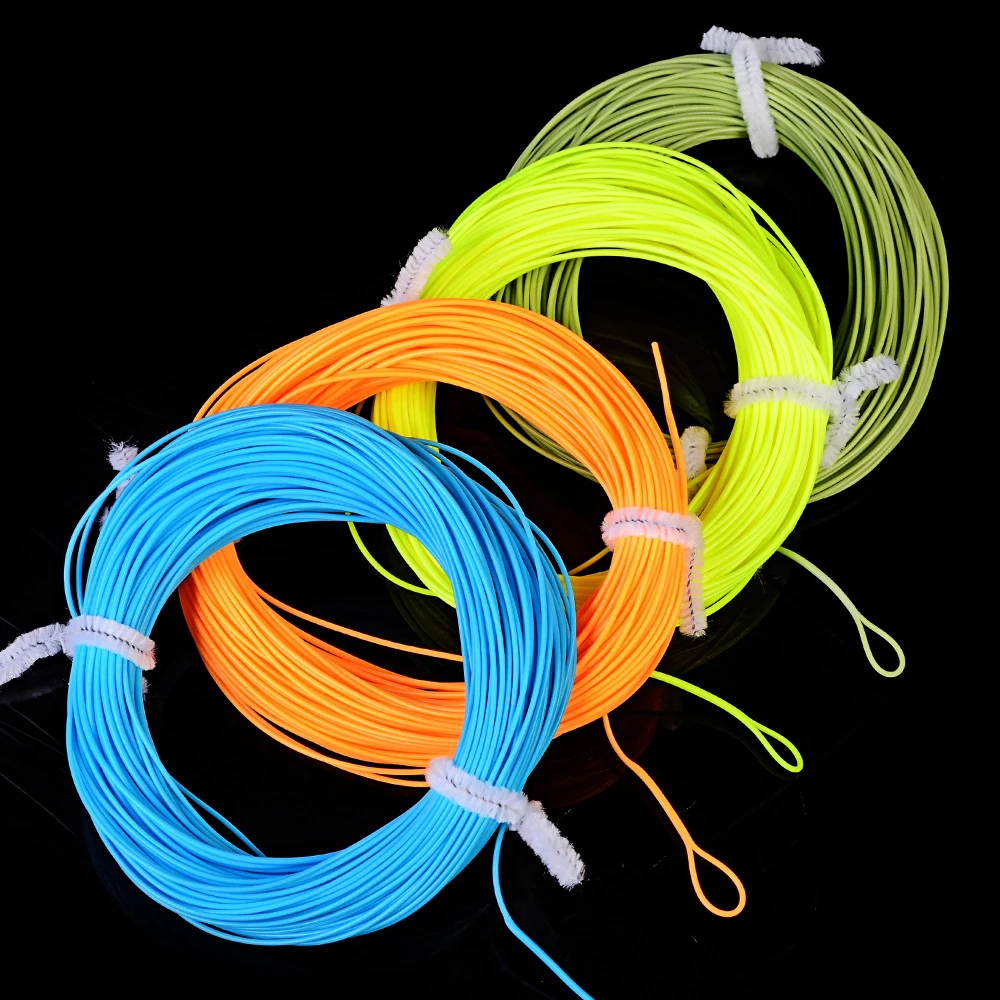 

Fly Fishing Line 100FT/30.5M Weight Forward Floating Line 2 Loops 2F/3F/4F/5F/6F/7F/8F Fishing Line For Trout Fly Fishing Tackle